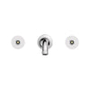 [1062160000] Listra Wall Mount Widespread Bathroom Faucet, 1.2gpm (4.5L/min) - Brushed Cool Sunrise