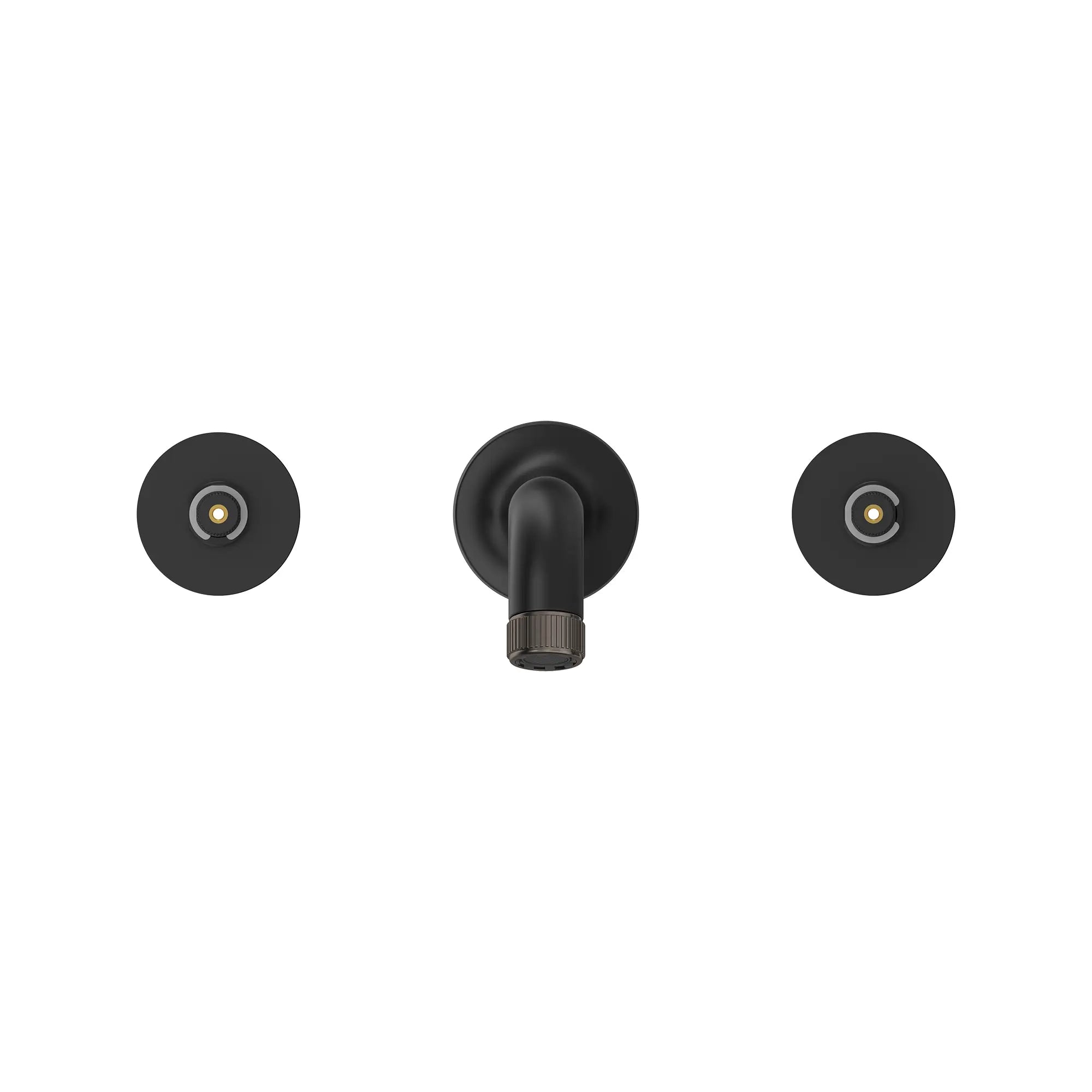 Robinet de salle de bains à large entraxe Listra monté au mur, 4,5 l/min (1,2 gal/min) // MATTE BLACK // 278493_Listra_SiloStraight_1062162430_0001_SEPTEMBER2024_0_CDNwebp.webp