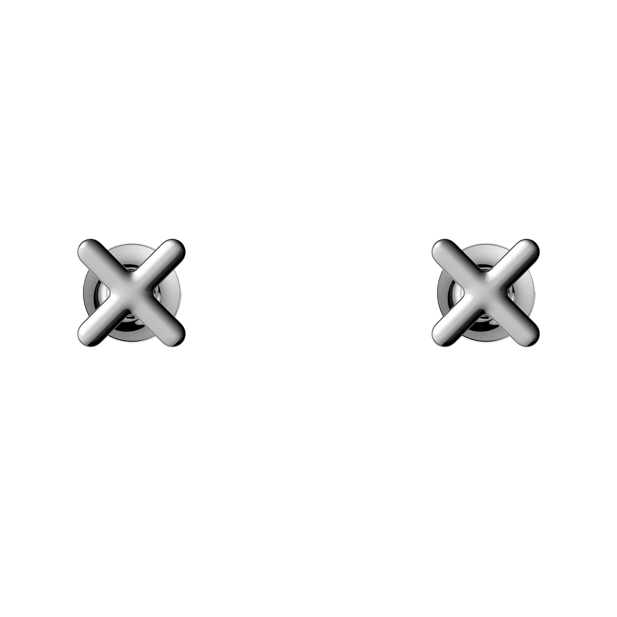 Listra Cross Handles for Bathroom Sink Faucet (Pair) // CHROME STARLIGHT GROHE // 278494_Listra_SiloStraight_1062380000_0001_SEPTEMBER2024_0_CDNwebp.webp