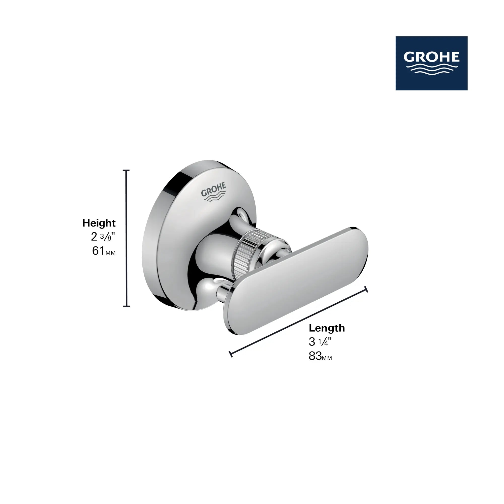 Crochet à peignoir Listra // CHROME STARLIGHT GROHE // 278725_Listra_Infographic_106245_0001_Nov2025_1_CDNwebp.webp