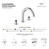 [20660000] Atrio 8-inch Widespread 2-Handle S-Size Bathroom Faucet without Handles, 1.2 GPM (4.5 L/min) - GROHE StarLight Chrome