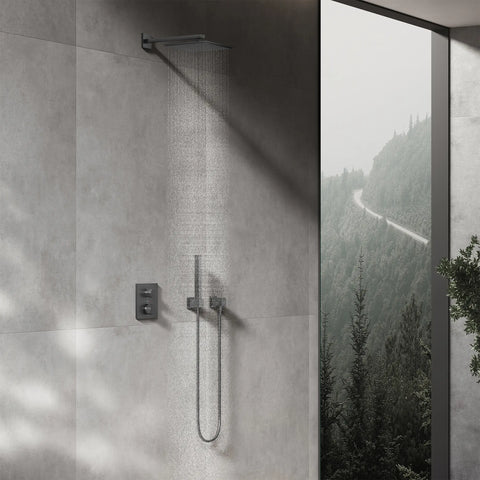 Tuyau de douche sans torsion de 59 po en métal - Brushed Hard Graphite
