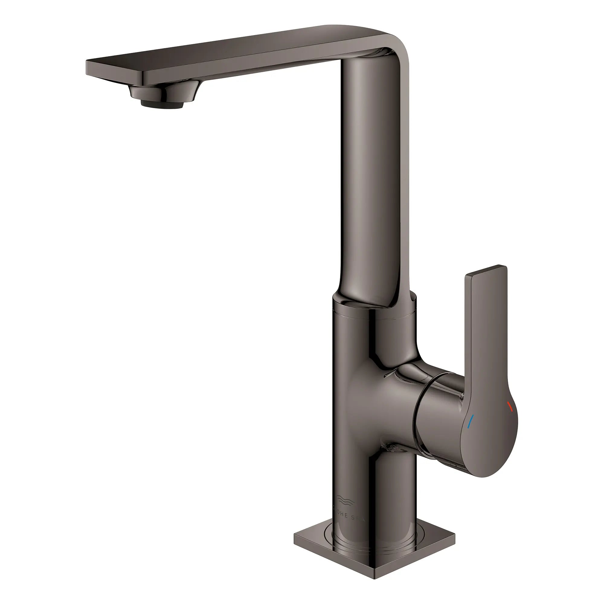 Grand robinet monotrou pour salle de bain, à poignée simple, 4,5 L/min (1,2 gpm) // HARD GRAPHITE // 281536_Allure_SiloLeft_23858A01_0001_Feb2026_0_CDNwebp.webp