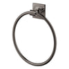 [40339A01] Allure Towel Ring - Hard Graphite