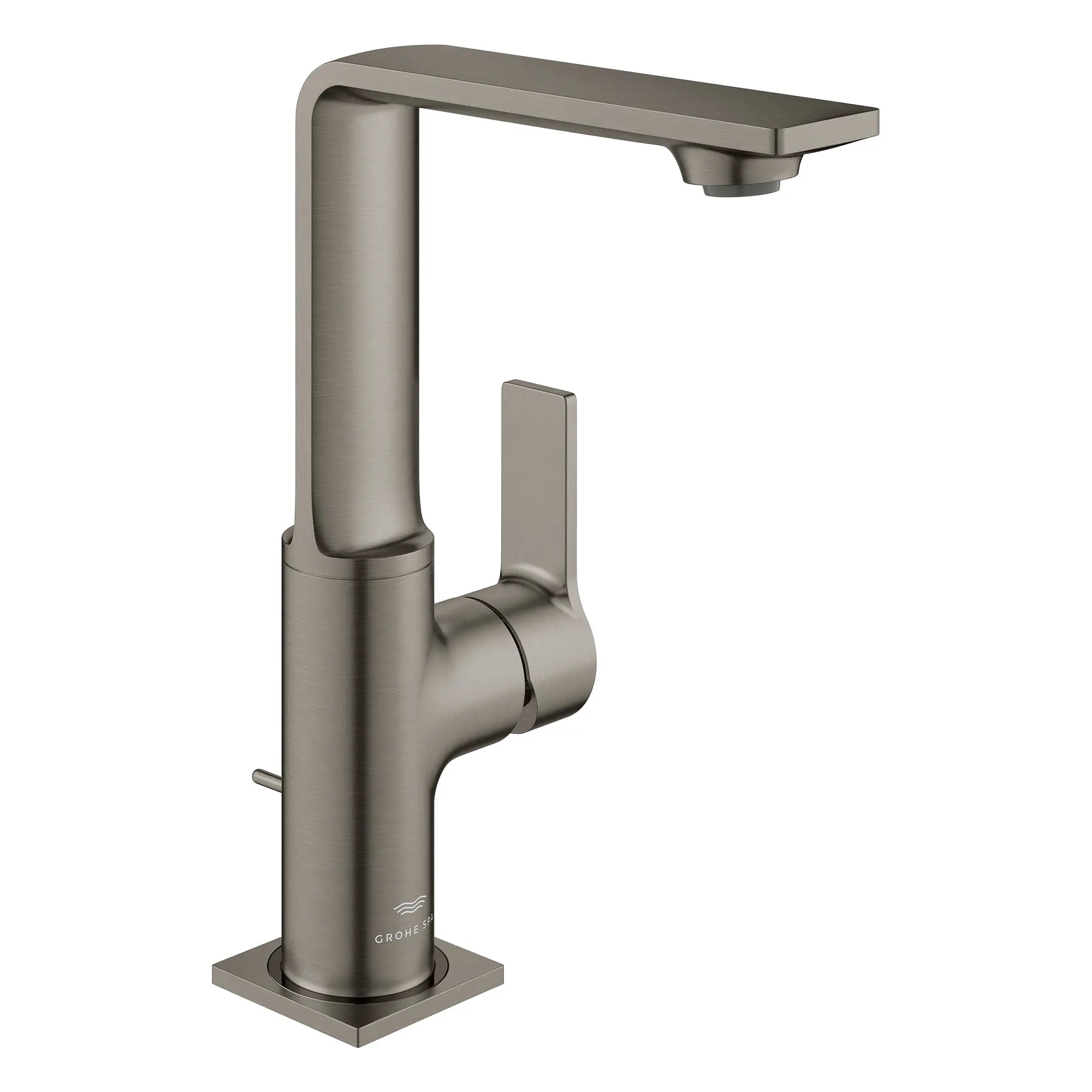Grand robinet monotrou pour salle de bain, à poignée simple, 4,5 L/min (1,2 gpm) // BRUSHED HARD GRAPHITE // 281570_Allure_SiloRight_23858AL1_0001_Feb2026_0_CDNwebp.webp