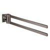 [40342A01] Allure 24" Double Towel Bar - Brushed Hard Graphite