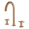 [20659DL0] Atrio 8-inch Widespread 2-Handle M-Size Bathroom Faucet without Handles, 1.2 GPM (4.5 L/min) - Brushed Cool Sunrise