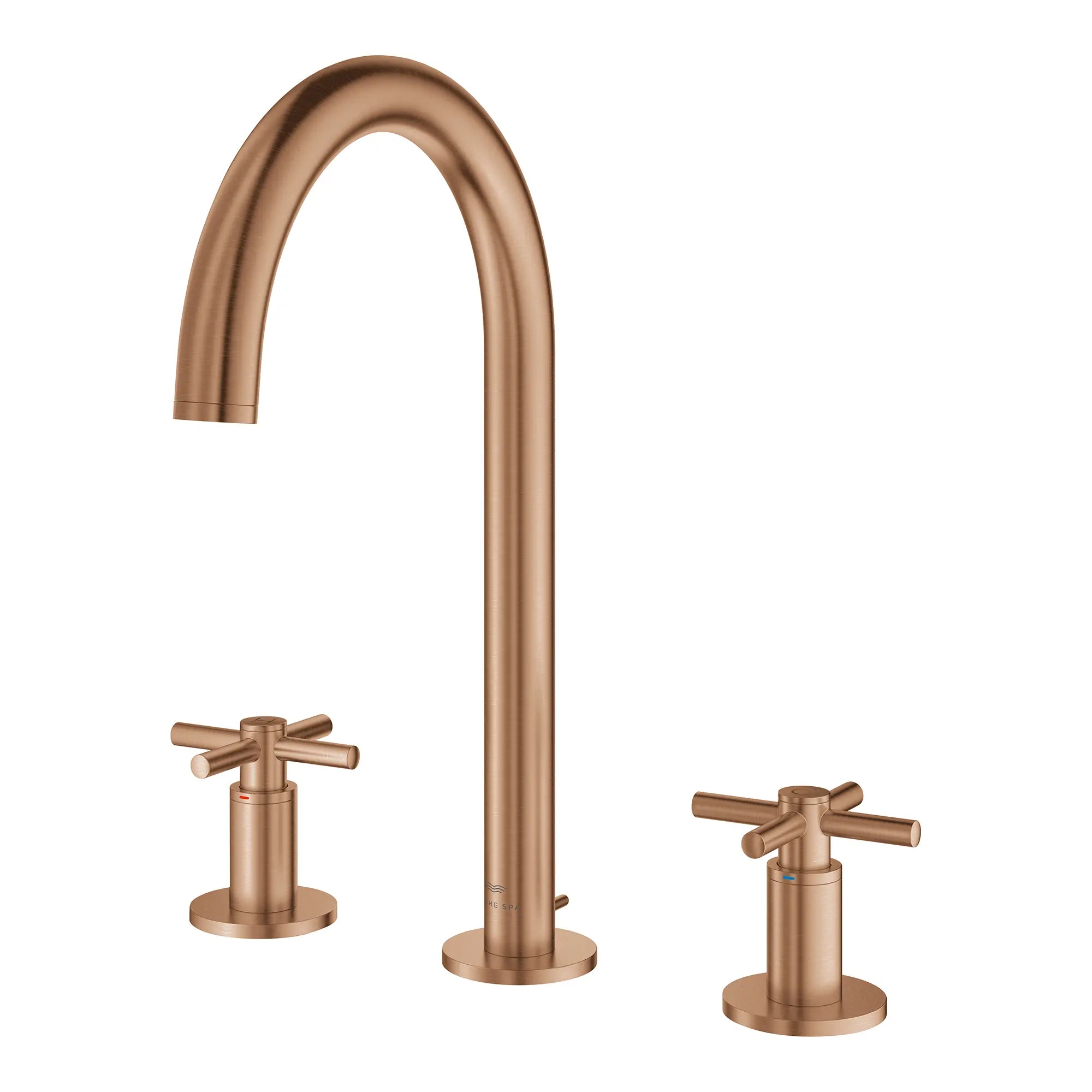 Robinet Moyen pour salle de bain, 8 po, 2 poignées, 4,5 L/min (1,2 gpm) // BRUSHED WARM SUNSET // 281615_Atrio_SiloLeft_20659DL0_0001_Feb2026_0_CDNwebp.webp