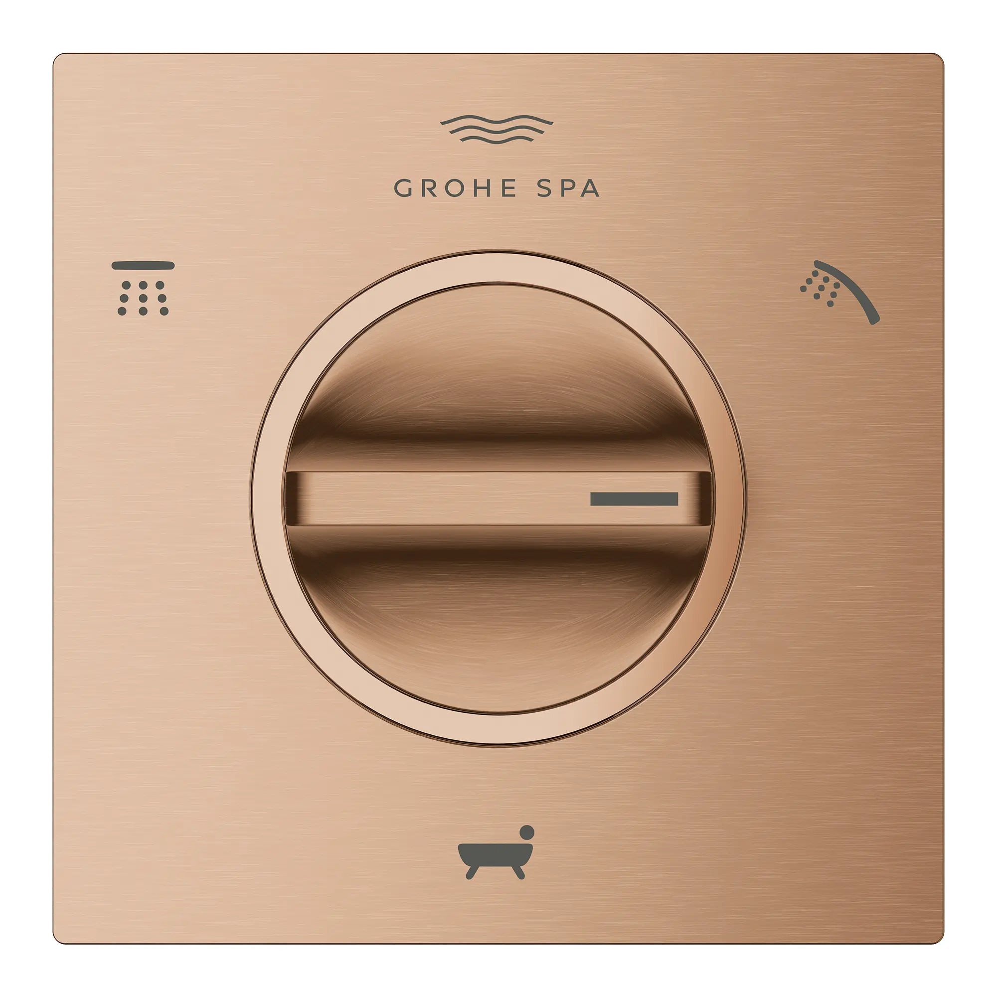 Garniture pour inverseur à 3 voies // BRUSHED WARM SUNSET // 281618_Atrio_SiloFront_29409DL0_0001_Feb2026_0_CDNwebp.webp
