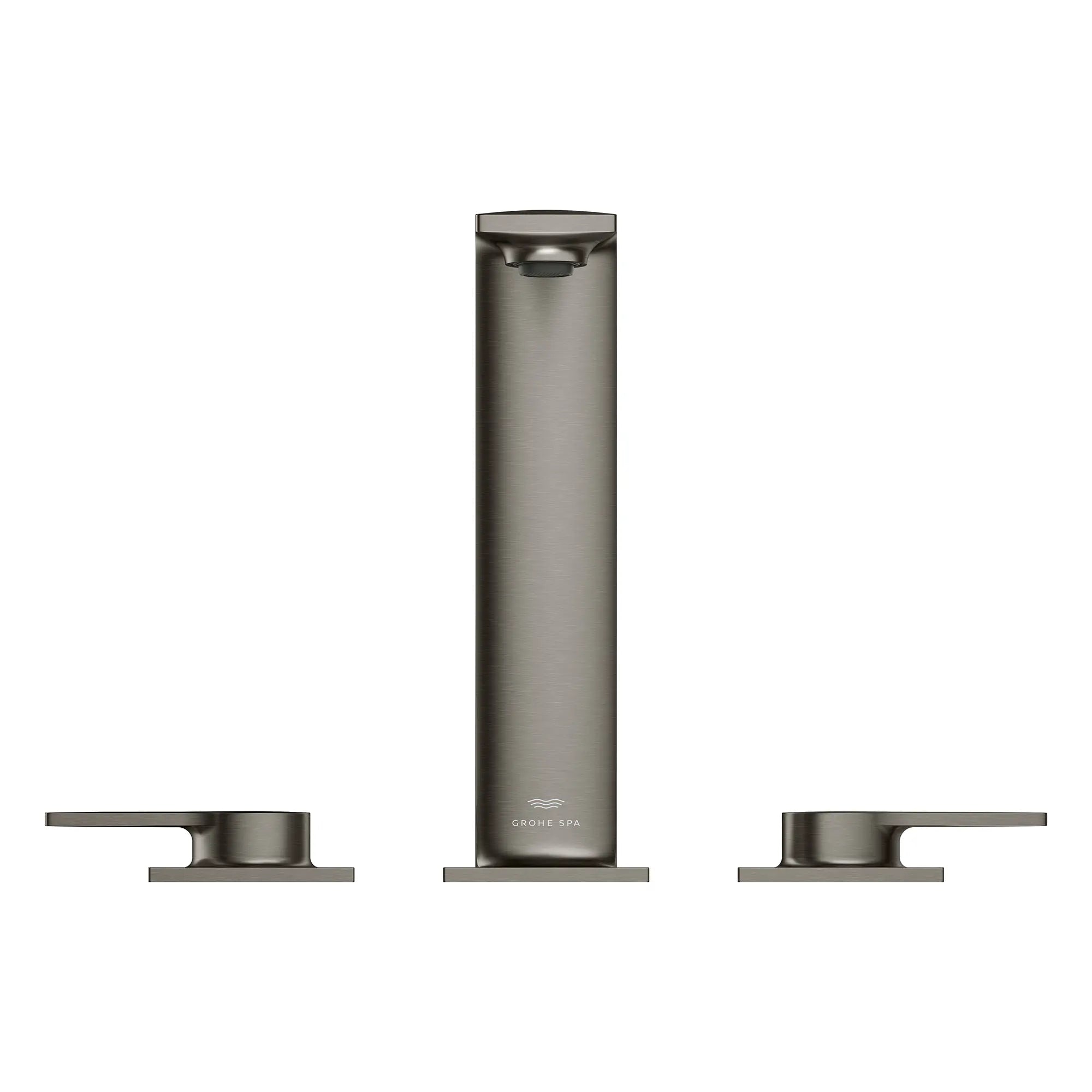 Robinet moyen de salle de bain, 8 po, à deux poignées, 4,5 L/min (1,2 gpm) // BRUSHED HARD GRAPHITE // 281637_Allure_SiloFront_20584AL1_0001_Feb2026_0_CDNwebp.webp