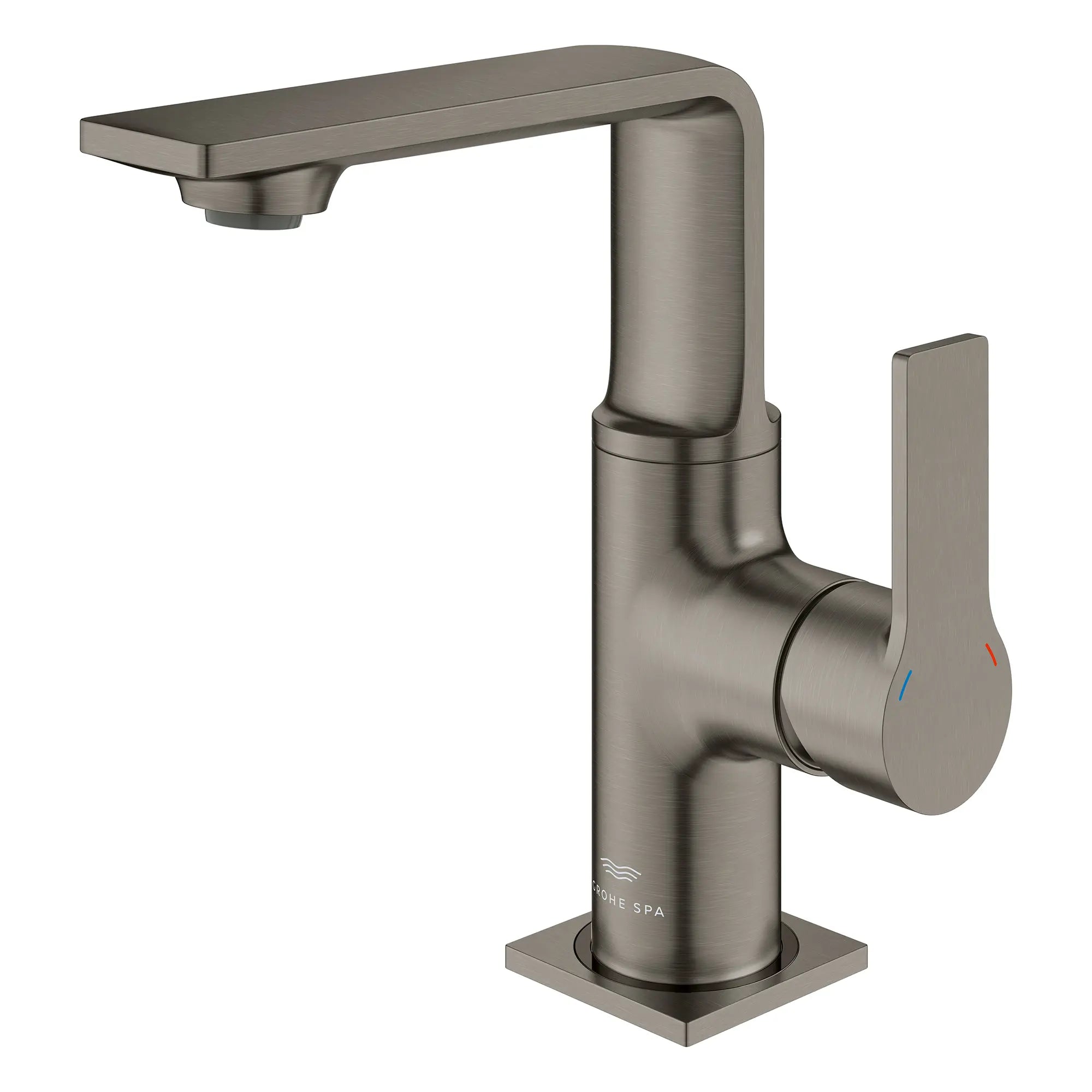 Robinet moyen, monotrou, à poignée simple, 4,5 L/min (1,2 gpm) // BRUSHED HARD GRAPHITE // 281648_Allure_SiloLeft_23857AL1_0001_Feb2026_0_CDNwebp.webp