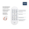 [131886SH00] Electronic Bidet Toilet, 1.28/0.8 gpf (4.8/3.0 Lpf) - ALPINE WHITE