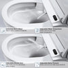 [131886SH00] Electronic Bidet Toilet, 1.28/0.8 gpf (4.8/3.0 Lpf) - ALPINE WHITE