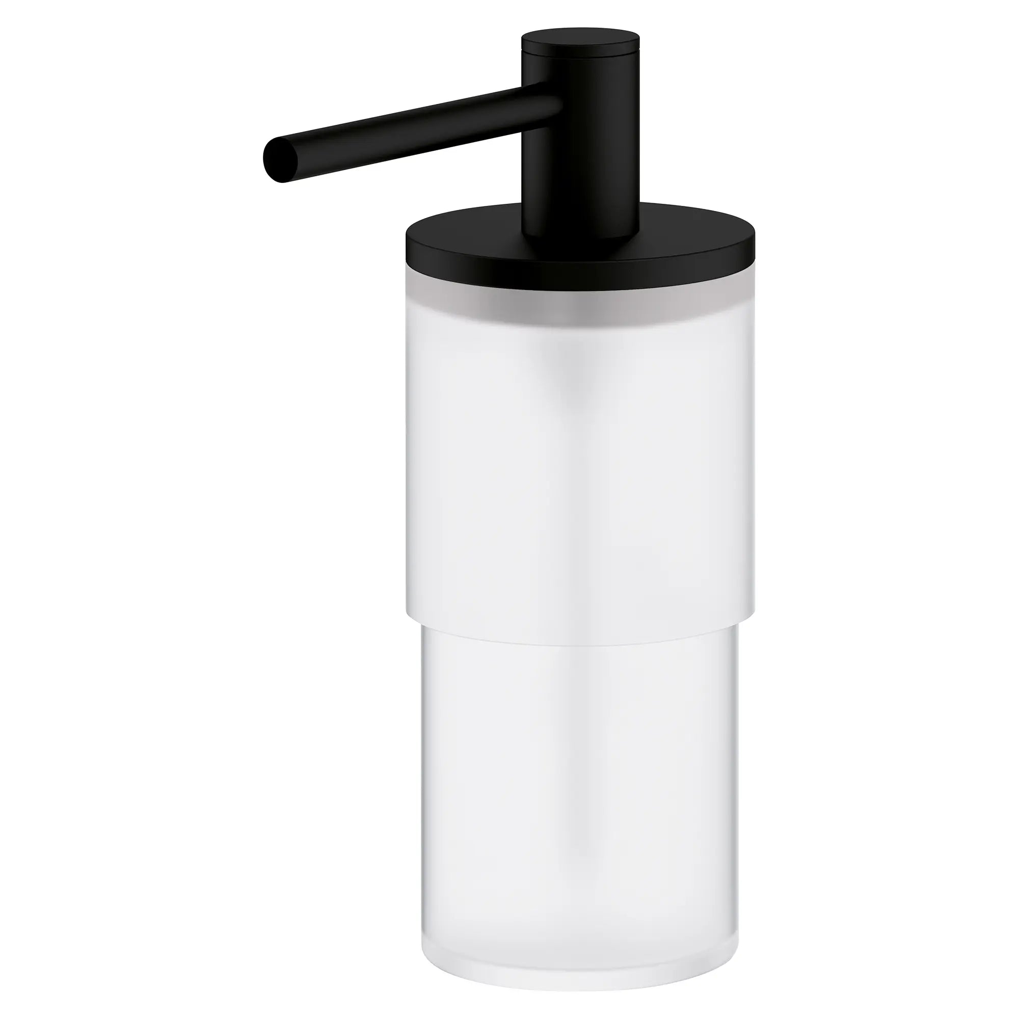 Pompe à savon sans support // MATTE BLACK // 282090_Atrio_SiloLeft_408862430_0001_March2026_0_CDNwebp.webp