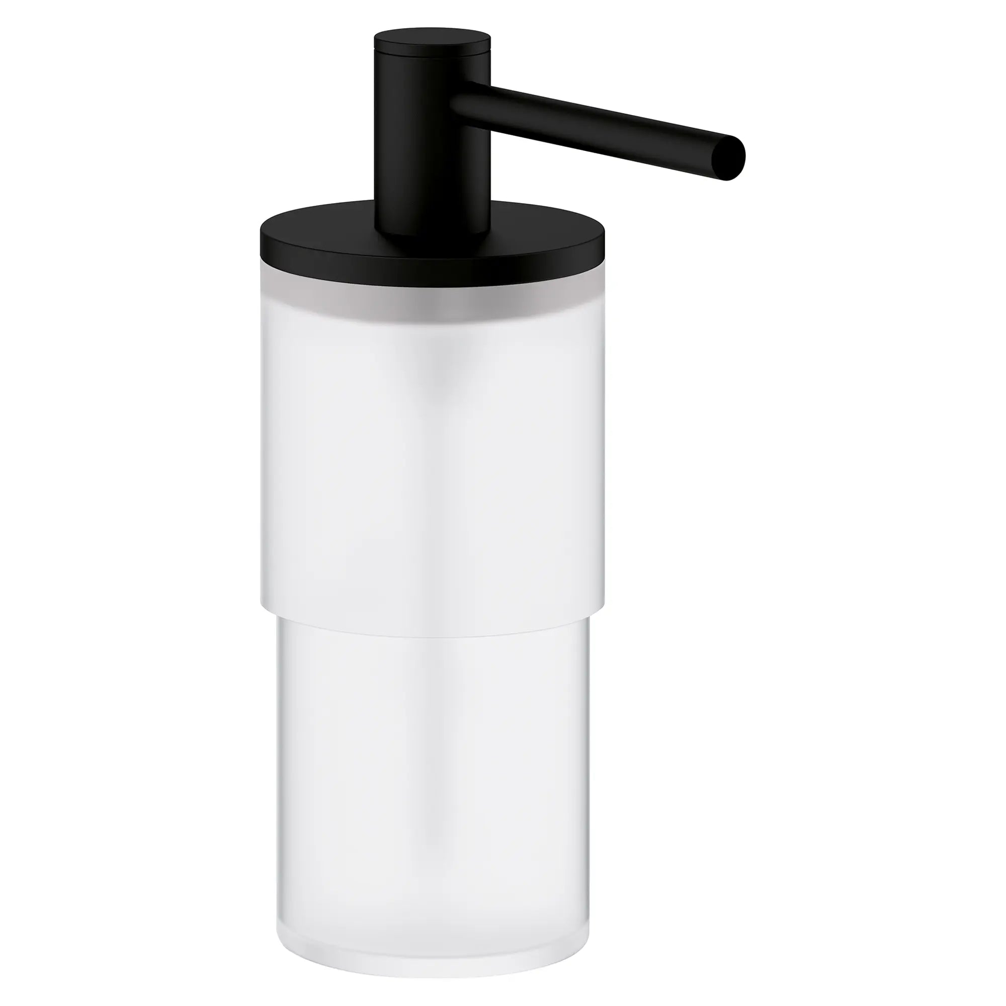 Pompe à savon sans support // MATTE BLACK // 282091_Atrio_SiloRight_408862430_0001_March2026_0_CDNwebp.webp