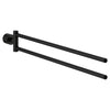 [408882430] Atrio 18-1/2" Double Towel Rail - Matte Black