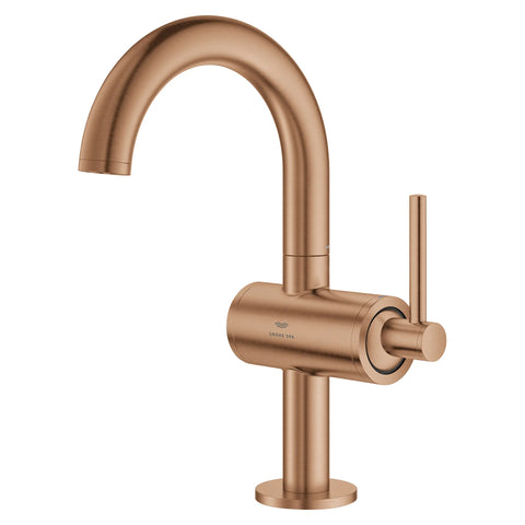 Grand robinet monotrou pour salle de bain, à poignée simple, 4,5 L/min (1,2 gpm) - Brushed Warm Sunset