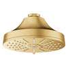 [111716GN00] Euphoria 140 with AquaBooster Round Multi Spray Shower Head - Brushed Cool Sunrise