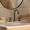 [106238A000] Listra Cross Handles for Bathroom Sink Faucet (Pair) - Brushed Cool Sunrise