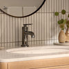 [106215A000] Listra Single Hole Single-Handle S-Size Bathroom Faucet, 1.2 gpm (4.5L/min) - Brushed Cool Sunrise