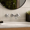 [1062380000] Listra Cross Handles for Bathroom Sink Faucet (Pair) - Brushed Cool Sunrise