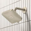 [111721EN00] Euphoria 140 with AquaBooster Square Multi Spray Shower Head 1.75 GPM (6.6L/min) - Hard Graphite