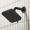 [1117212430] Euphoria 140 with AquaBooster Square Multi Spray Shower Head 1.75 GPM (6.6L/min) - Hard Graphite
