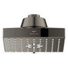 [111672A000] Rainshower Aqua Multi Spray 5 1/2" Square Shower Head with Aqua Booster 1.75 GPM (6.6 L/min) - GROHE StarLight Chrome