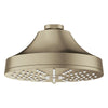 [111716EN00] Euphoria 140 with AquaBooster Round Multi Spray Shower Head 1.75 GPM (6.6L/min) - Hard Graphite