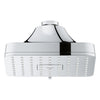 [1117210000] Euphoria 140 with AquaBooster Square Multi Spray Shower Head 1.75 GPM (6.6L/min) - Hard Graphite