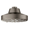 [111611AL00] Rainshower Aqua 140 Multi Spray 5 1/2" Shower Head with Aqua Booster 1.75 GPM (6.6 L/min) - Hard Graphite