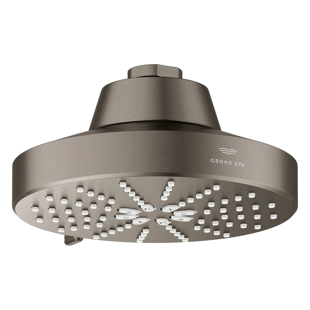 Pomme de douche à jets multiples Rainshower Aqua 140 de 13,97 cm (5½ po) avec AquaBooster 6,6 L/min (1,75 gal/min) // GRAPHITE DUR BROSSÉ // 283657_Aquabooster_SiloOther_111611AL00_111659AL00_0003_April2026_0_CDNwebp.webp