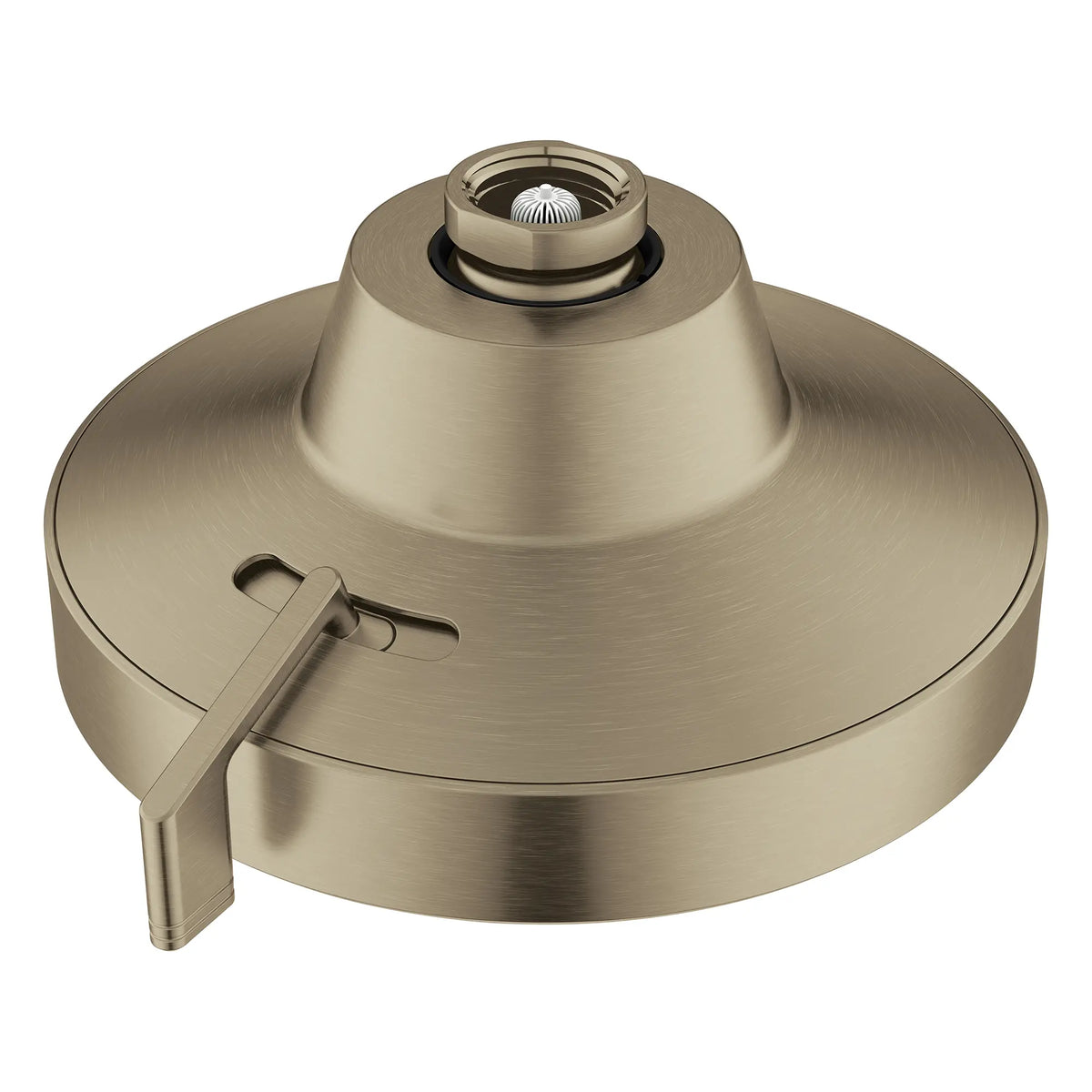Pomme de douche à jets multiples Rainshower Aqua 140 de 13,97 cm (5½ po) avec AquaBooster 6,6 L/min (1,75 gal/min) // NICKEL BROSSÉ INFINITYFINISH // 283666_Aquabooster_SiloOther_111611EN00_111659EN00_009_01_0001_April2026_0_CDNwebp.webp