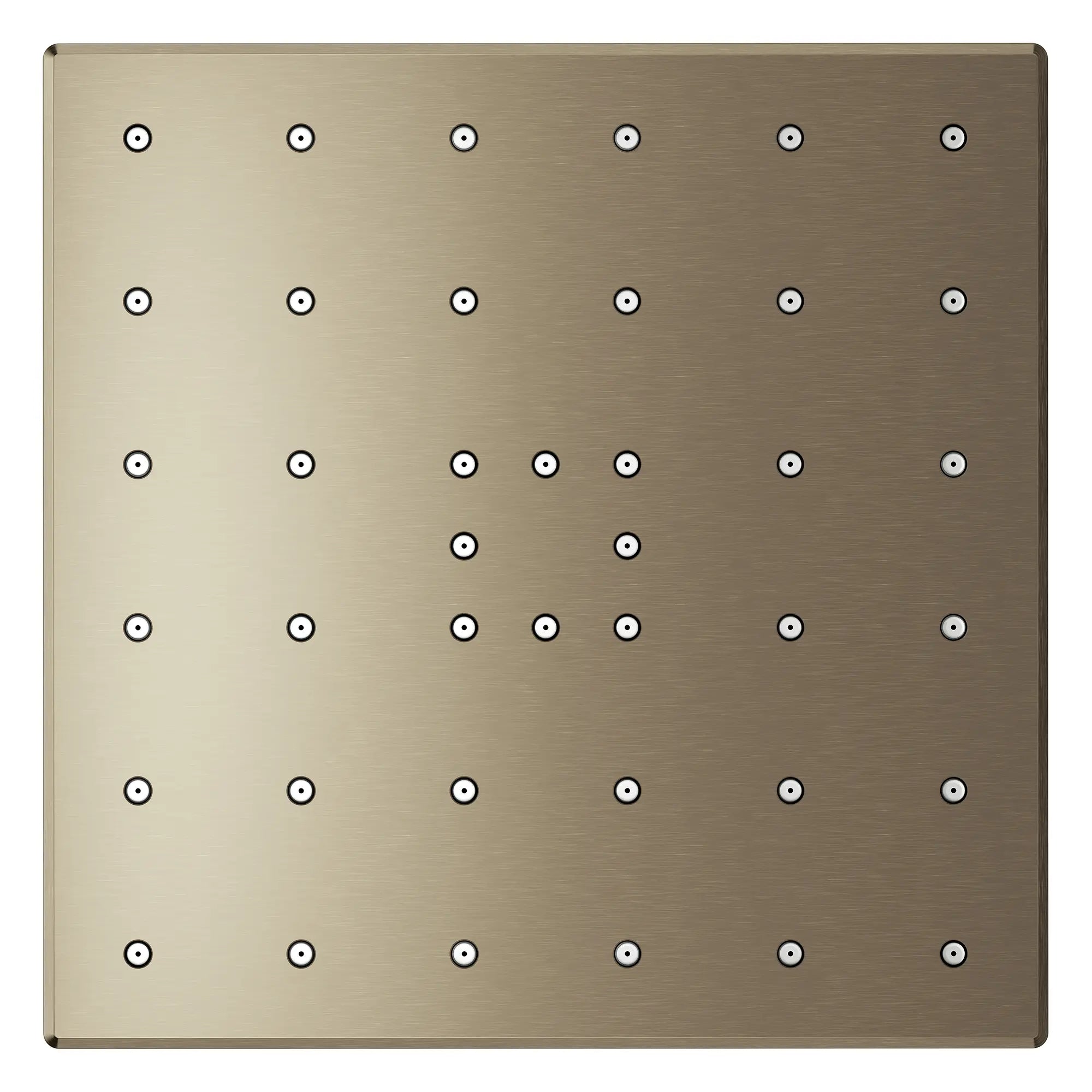 Pomme de douche carrée à un seul jet Rainshower Aqua de 13,97 cm (5½ po) avec AquaBooster 9,5 L/min (2,5 gal/min) // NICKEL BROSSÉ INFINITYFINISH // 283674_Aquabooster_SiloOther_111661EN00_111668EN00_004_01_0001_April2026_0_CDNwebp.webp