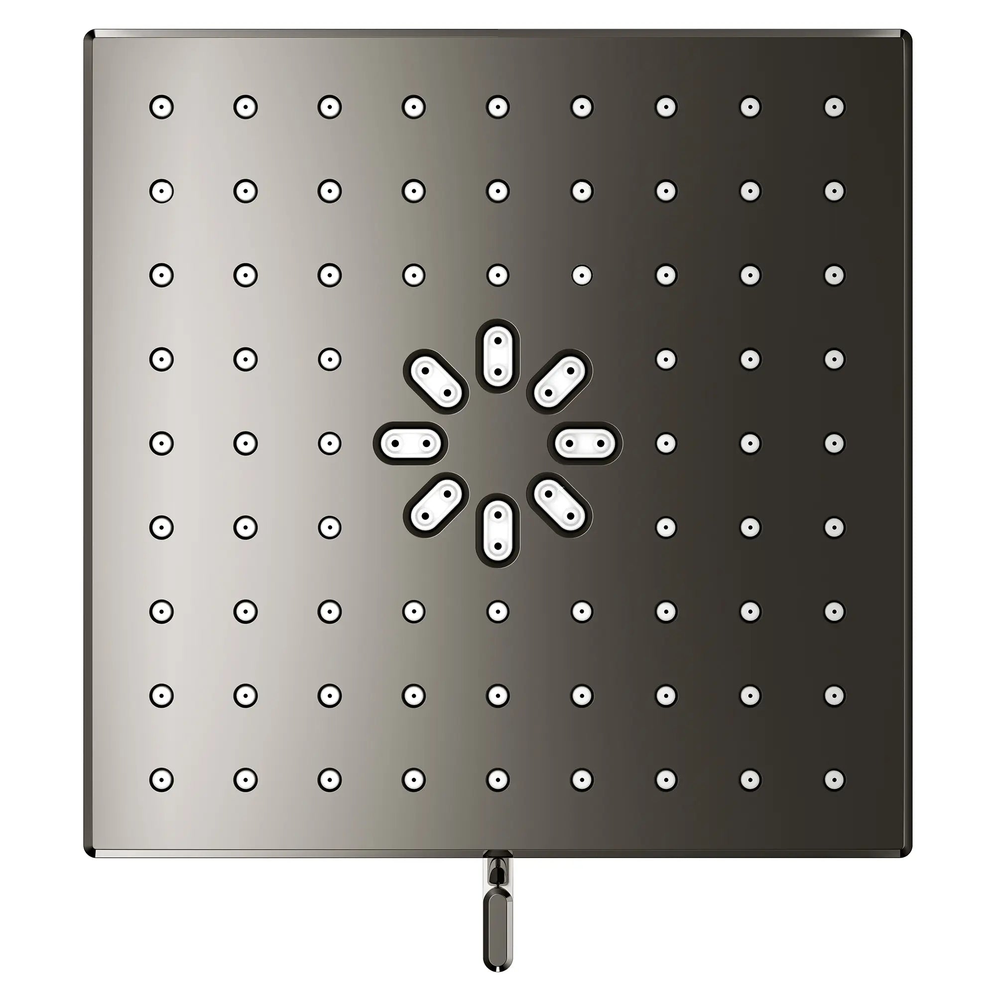 Pomme de douche carrée à jets multiples Rainshower Aqua de 13,97 cm (5½ po) avec AquaBooster 6,6 L/min (1,75 gal/min) // GRAPHITE DUR // 283676_Aquabooster_SiloOther_111672A000_111673A000_004_01_0001_April2026_0_CDNwebp.webp