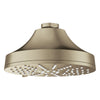 [111716EN00] Euphoria 140 with AquaBooster Round Multi Spray Shower Head 1.75 GPM (6.6L/min) - Hard Graphite