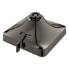 [111721A000] Euphoria 140 with AquaBooster Square Multi Spray Shower Head 1.75 GPM (6.6L/min) - Hard Graphite