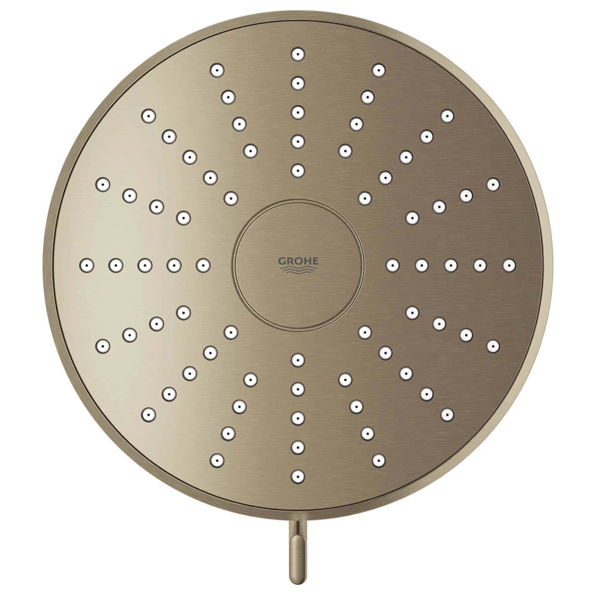 Pomme de douche ronde Tempesta 140 à jets multiples avec Aquabooster, 6,6 L/min (1,75 gal/min) // NICKEL BROSSÉ INFINITYFINISH // 283725_Aquabooster_SiloOther_111746EN00_0002_April2026_0_CDNwebp.webp