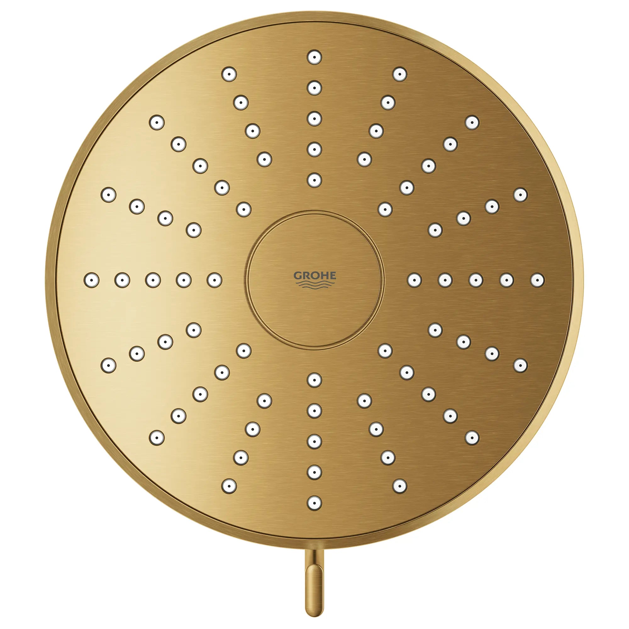 Pomme de douche ronde Tempesta 140 à jets multiples avec Aquabooster, 6,6 L/min (1,75 gal/min) // AUBE FRAÎCHE BROSSÉ // 283734_Aquabooster_SiloOther_111746GN00_0002_April2026_0_CDNwebp.webp