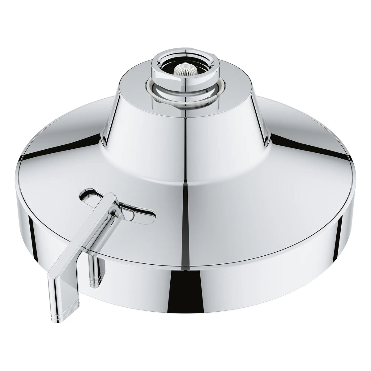 Pomme de douche à jets multiples Rainshower Aqua 140 de 13,97 cm (5½ po) avec AquaBooster 6,6 L/min (1,75 gal/min) // CHROME STARLIGHT GROHE // 283743_Aquabooster_SiloOther_1116110000_1116590000_0002_April2026_0_CDNwebp.webp