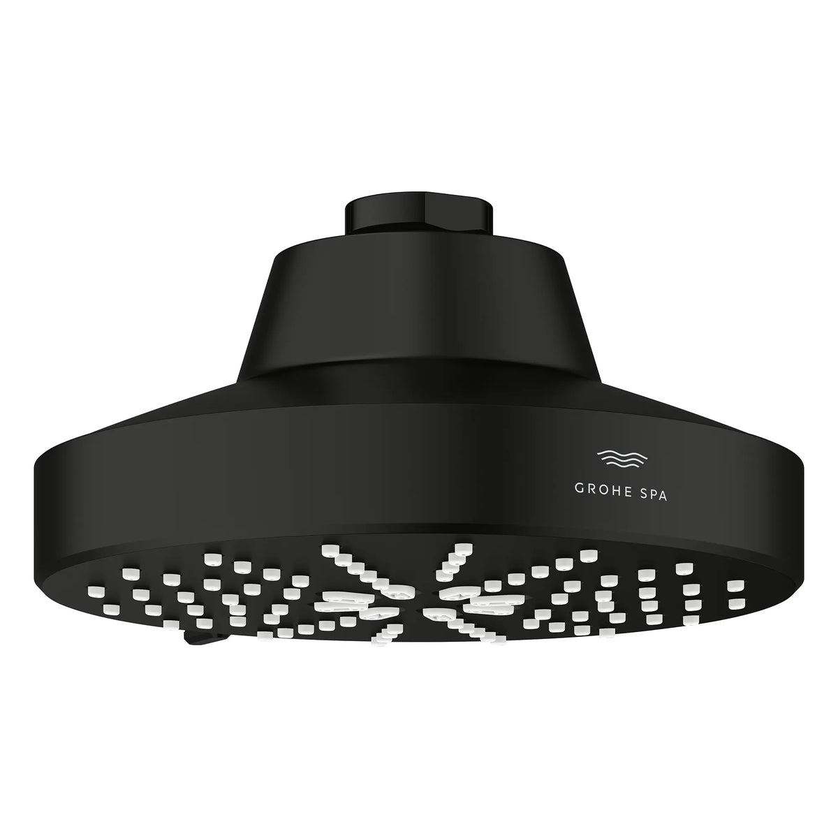 Pomme de douche à jets multiples Rainshower Aqua 140 de 13,97 cm (5½ po) avec AquaBooster 6,6 L/min (1,75 gal/min) // NOIR MAT // 283746_Aquabooster_SiloOther_1116112430_1116592430_0002_April2026_0_CDNwebp.webp