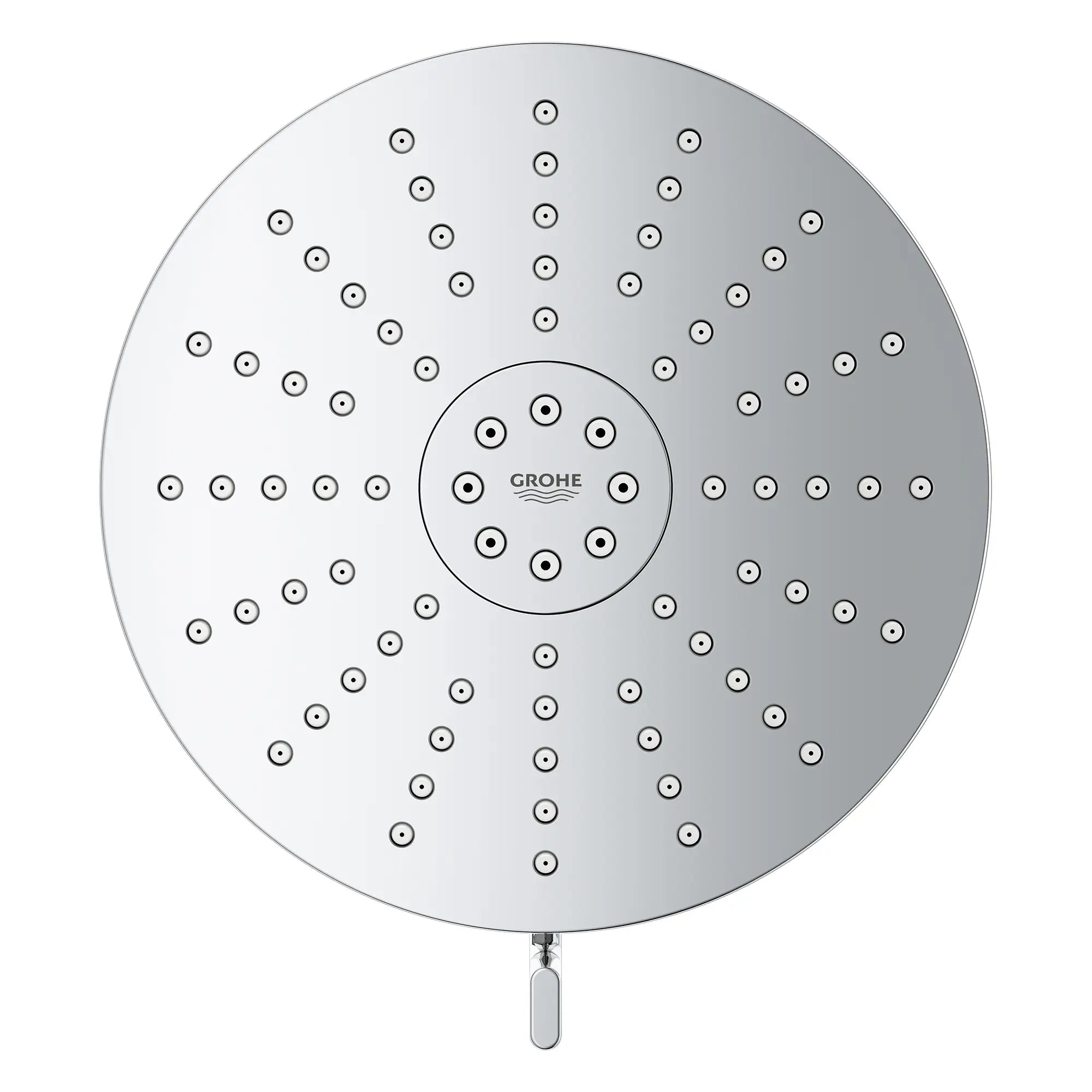 Pomme de douche ronde Euphoria 140 à un seul jet avec Aquabooster, 6,6 L/min (1,75 gal/min) // CHROME STARLIGHT GROHE // 283755_Aquabooster_SiloOther_1117160000_0001_April2026_0_CDNwebp.webp