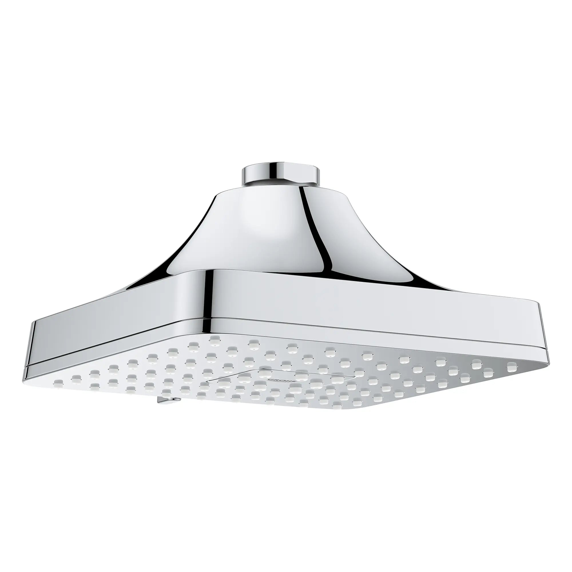 Pomme de douche carrée Euphoria 140 à jets multiples avec Aquabooster, 6,6 L/min (1,75 gal/min) // CHROME STARLIGHT GROHE // 283764_Aquabooster_SiloOther_1117210000_0002_April2026_0_CDNwebp.webp