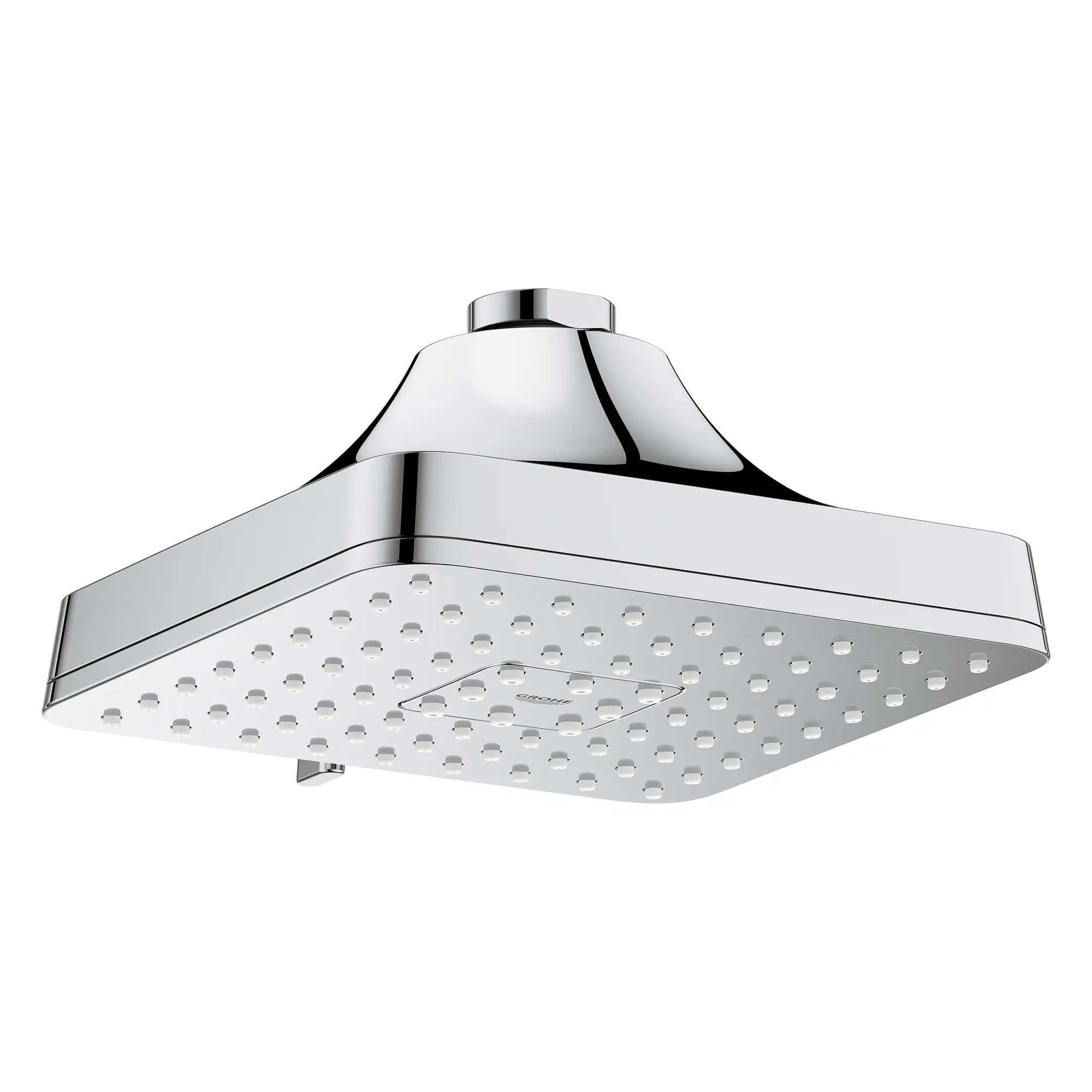 Pomme de douche carrée Euphoria 140 à jets multiples avec Aquabooster, 6,6 L/min (1,75 gal/min) // CHROME STARLIGHT GROHE // 283765_Aquabooster_SiloOther_1117210000_0003_April2026_0_CDNwebp.webp