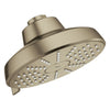 [111746EN00] Tempesta 140 with AquaBooster Round Multi Spray Shower Head 1.75 GPM (6.6L/min) - Brushed Cool Sunrise