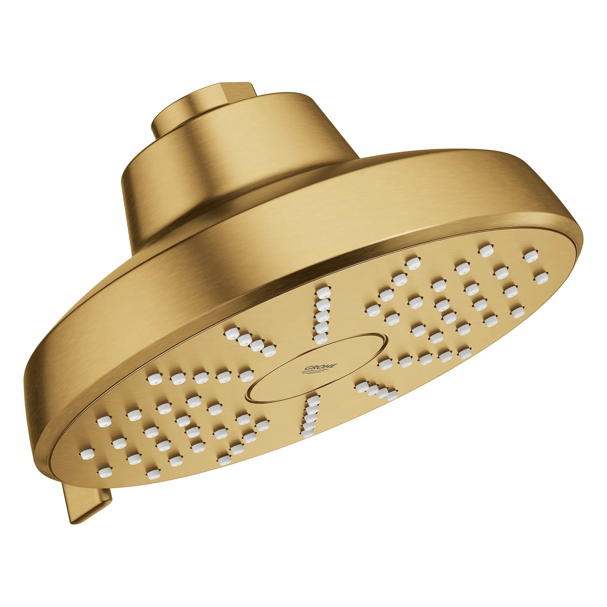 Pomme de douche ronde Tempesta 140 à jets multiples avec Aquabooster, 6,6 L/min (1,75 gal/min) // AUBE FRAÎCHE BROSSÉ // 283836_Aquabooster_SiloRight_111746GN00_0001_April2026_0_CDNwebp.webp
