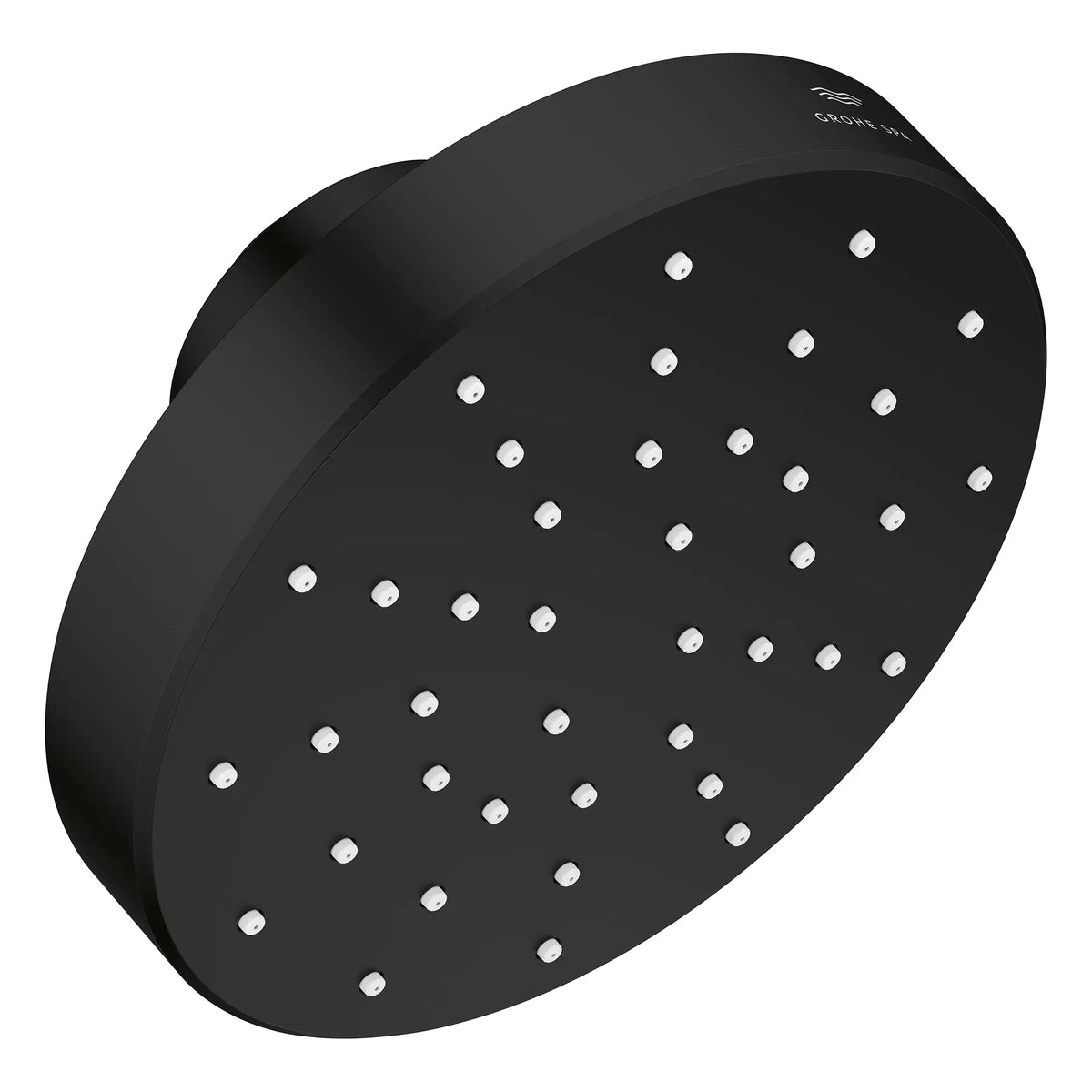 Pomme de douche à un seul jet Rainshower Aqua de 13,97 cm (5½ po) avec AquaBooster 6,6 L/min (1,75 gal/min) // NOIR MAT // 283838_Aquabooster_SiloRight_1115182430_1115192430_0001_April2026_0_CDNwebp.webp