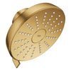 [111746GN00] Tempesta 140 with AquaBooster Round Multi Spray Shower Head 1.75 GPM (6.6L/min) - Brushed Cool Sunrise