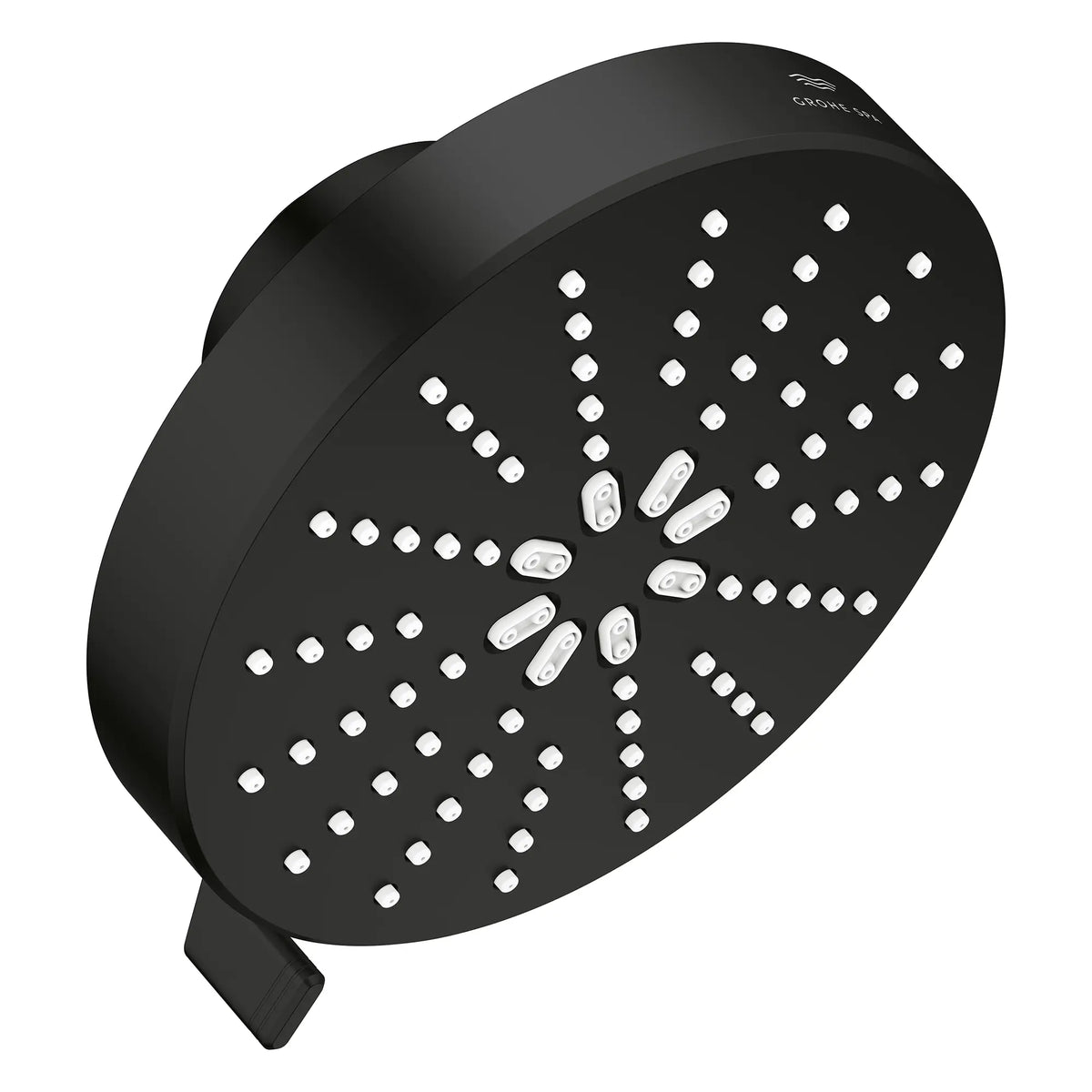 Pomme de douche à jets multiples Rainshower Aqua 140 de 13,97 cm (5½ po) avec AquaBooster 6,6 L/min (1,75 gal/min) // NOIR MAT // 283843_Aquabooster_SiloRight_1116112430_1116592430_0001_April2026_0_CDNwebp.webp