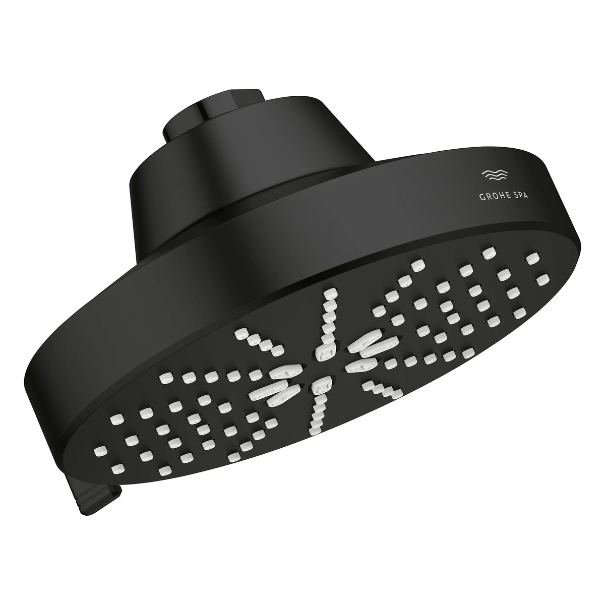 Pomme de douche à jets multiples Rainshower Aqua 140 de 13,97 cm (5½ po) avec AquaBooster 6,6 L/min (1,75 gal/min) // NOIR MAT // 283844_Aquabooster_SiloRight_1116112430_1116592430_0002_April2026_0_CDNwebp.webp